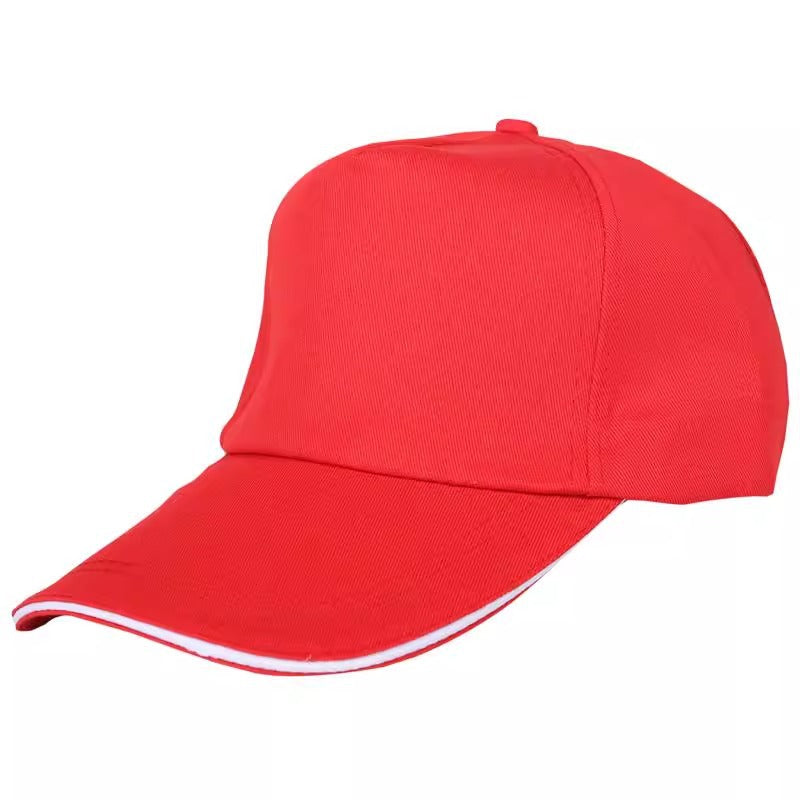 Baseball student hat travel work thickened cap can print logo hat comfortable wear-resistant logo printing advertisement