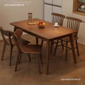 Solid wood dining table rectangular dining table nordic dining table solid wood computer desk for home small apartment dining table student desk