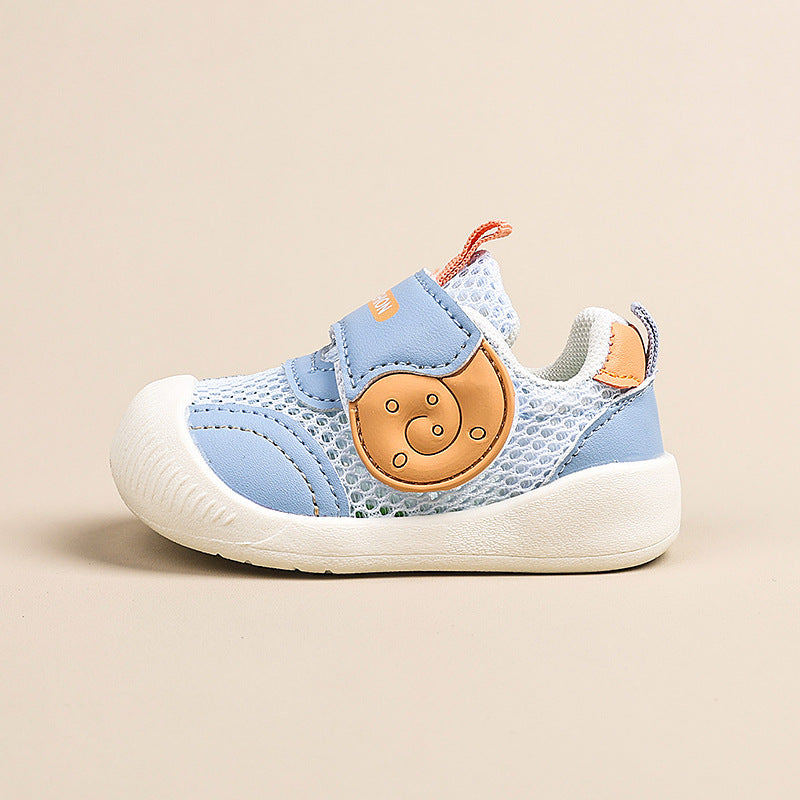 Baby spring/summer soft-soled prewalker shoes - functional infant & toddler shoes - soft-soled, breathable mesh shoes for boys & girls