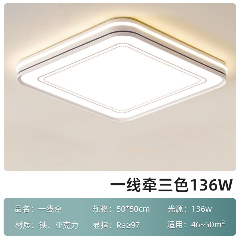 2024 new living room led ceiling light modern simple bedroom room lighting whole house ceiling light package