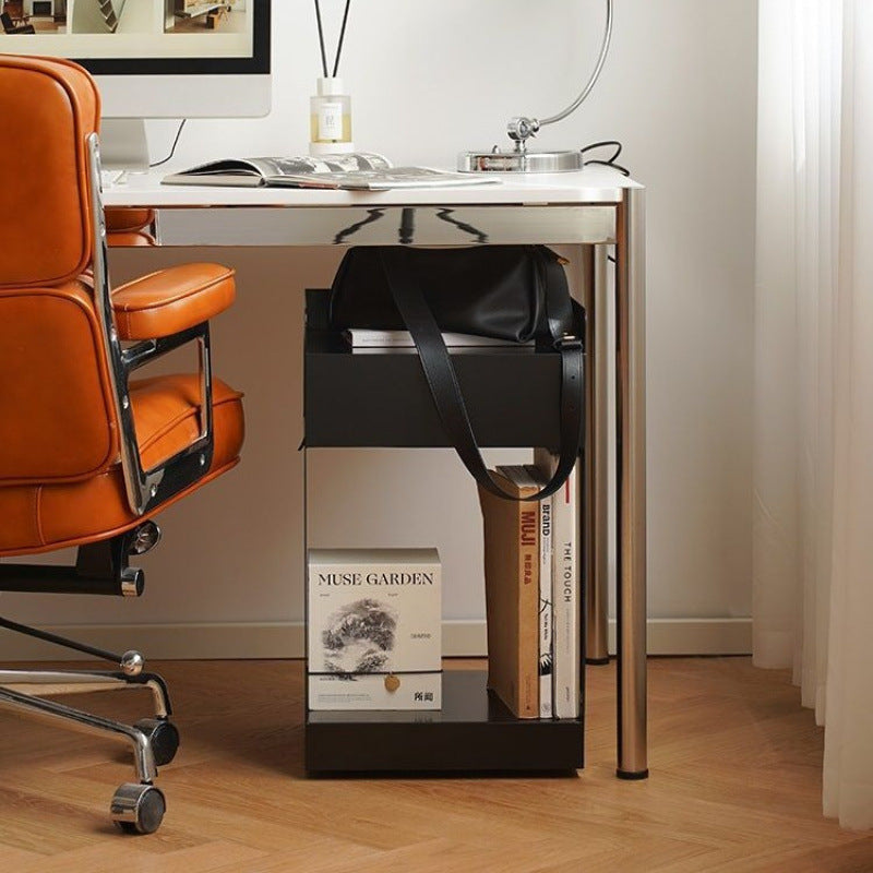 Nordic home living room small side sofa modern wrought iron bedroom simple coffee table corner bedside table mobile storage