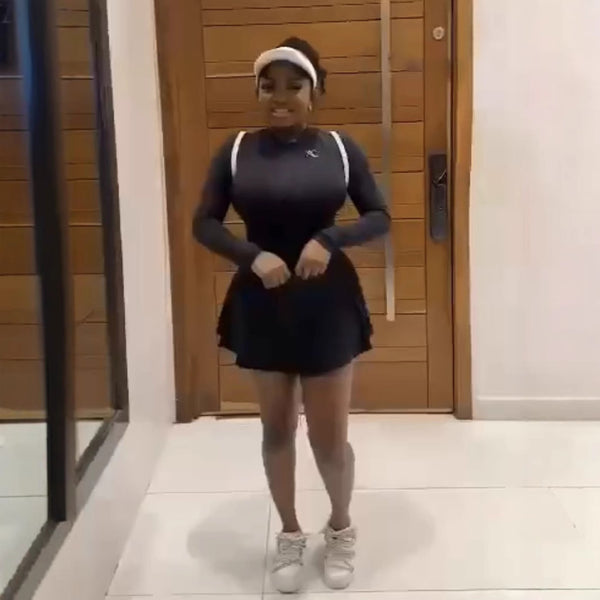 European and American women's clothing   hot sale new solid color slim-fit cardigan long-sleeved top, sexy skirt set