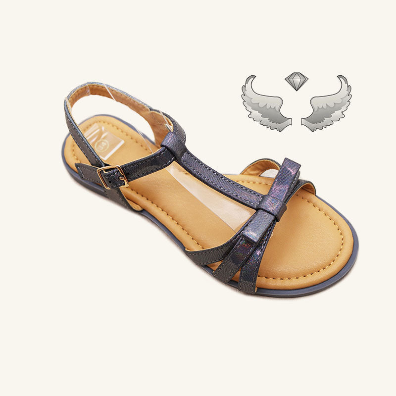 Factory Girls' sandals  Chaozhou girls sandals summer fashion non-slip medium and large classmates