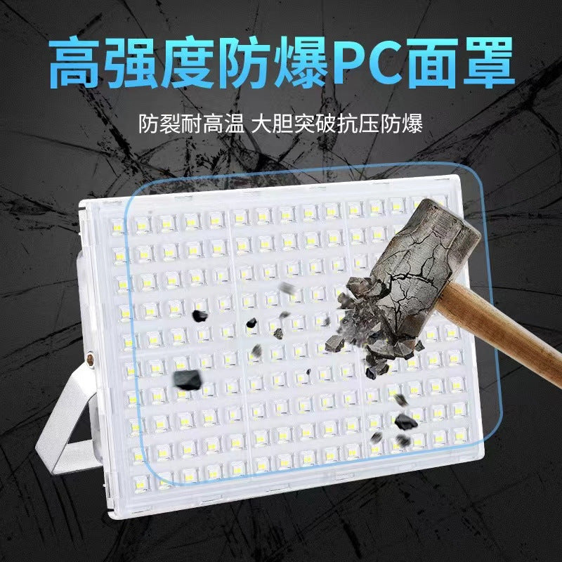 Yaming lighting led flood light outdoor waterproof super bright spotlight factory workshop billboard super bright floodlight