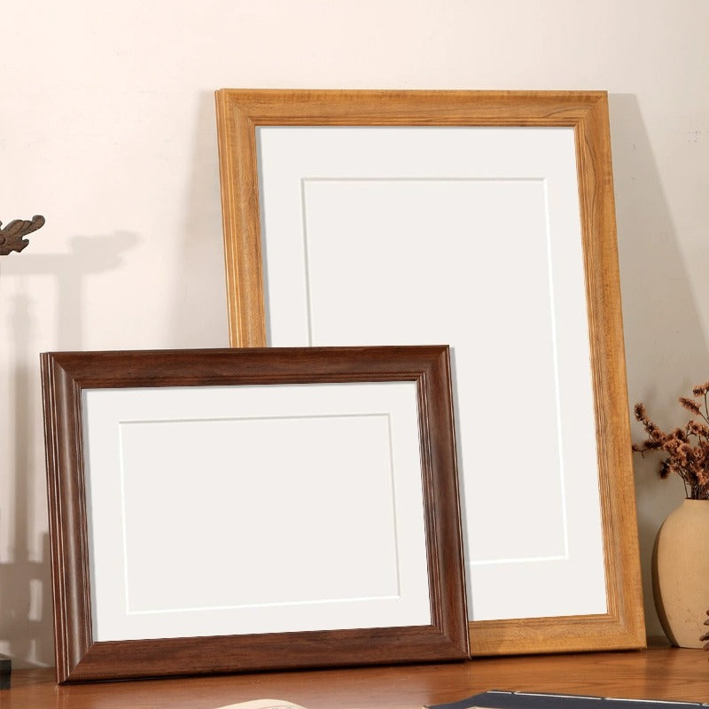 Photo frame empty frame A3a4 desktop table setting calligraphy and painting calligraphy picture frame mounted four 4K open 8 puzzle outer frame wall hanging DIY