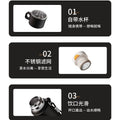 Outdoor 316 stainless steel double-walled vacuum insulated large capacity thermos - men's travel hiking tea infuser bottle