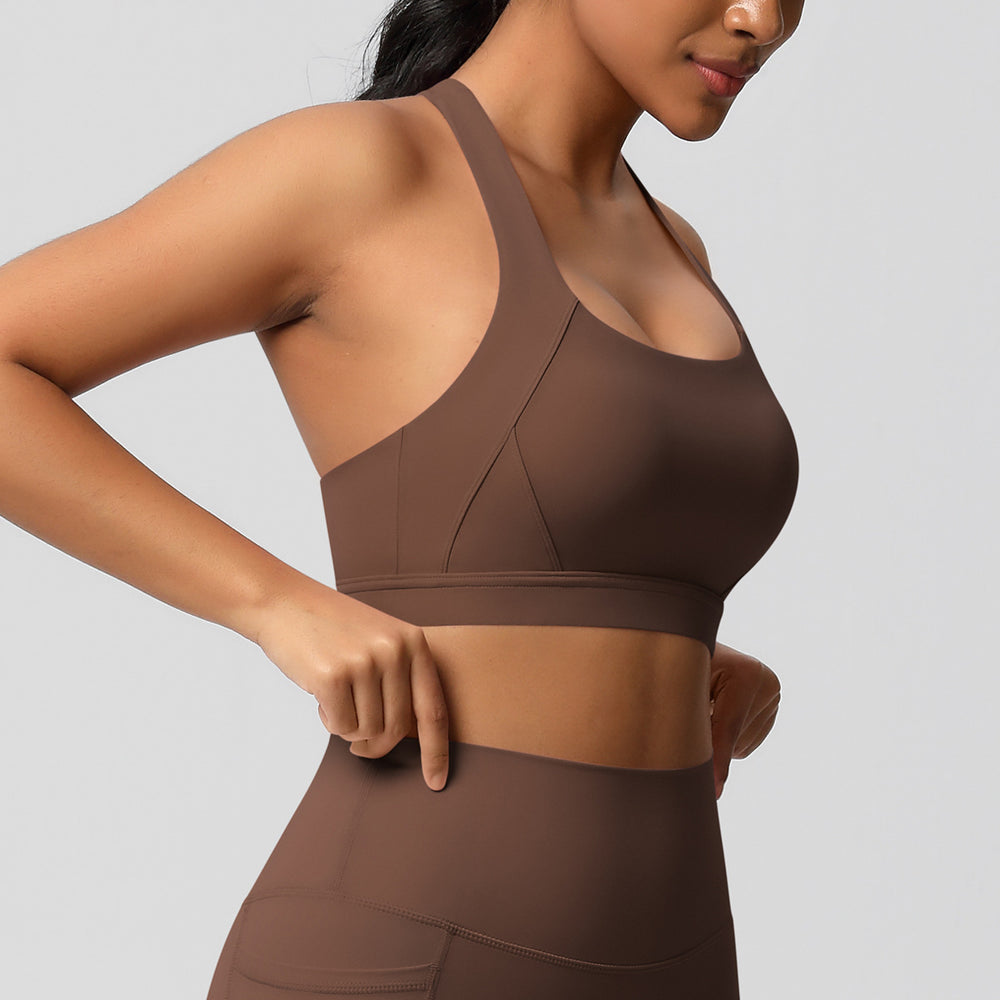 new arrival yoga brushed vest sports intimatesbubble wrap high-strength pilates running fitness yoga clothes