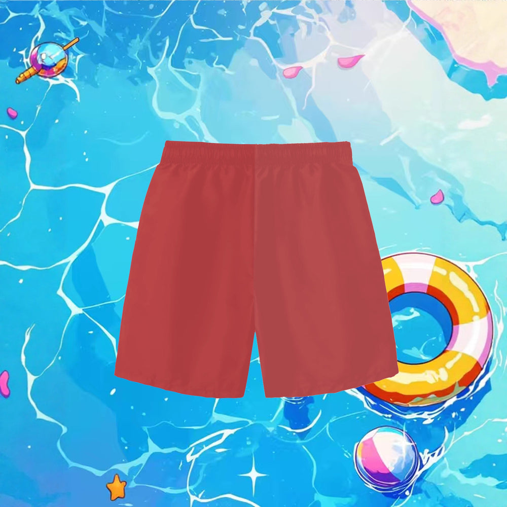Boys' beach shorts and swim trunks for older kids, perfect for casual summer fun.