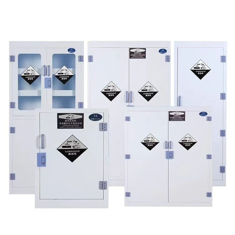 PP acid-base cabinet laboratory chemical safety vessel cabinet corrosion-resistant strong acid and alkali pp reagent storage cabinet