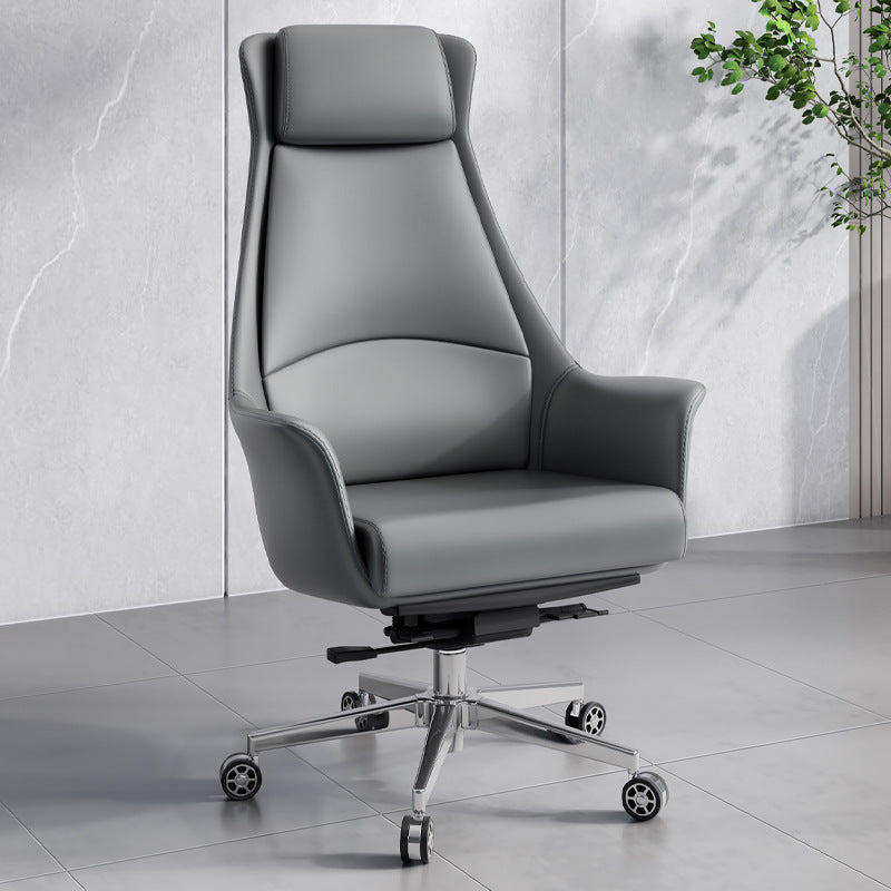 Boss chair office casual high back swivel chair computer office chair industrial for home office president manager leather chair
