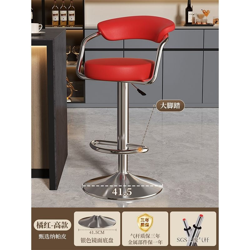 Bar stoolaccessible luxury high stool adjustablerotate bar stool cashier chair for home bar chair commercial island chair