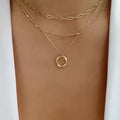 Wholesale alloy necklaces: chunky chains, statement chokers, electroplated circle pendants - trendy hip-hop style for women