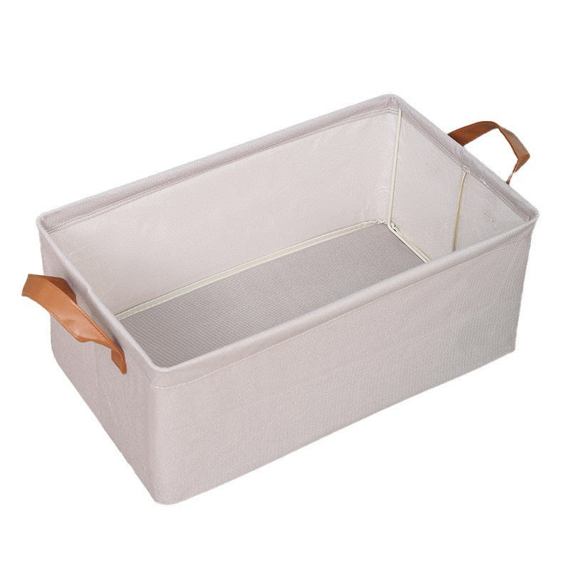 New checkerboard storage box Spray steel frame Household dormitory wardrobe storage basket Pants washable finishing box