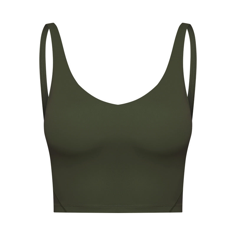 new arrival beautiful back push-up sports intimates women's running high-intensity yoga bra sports vest s2054