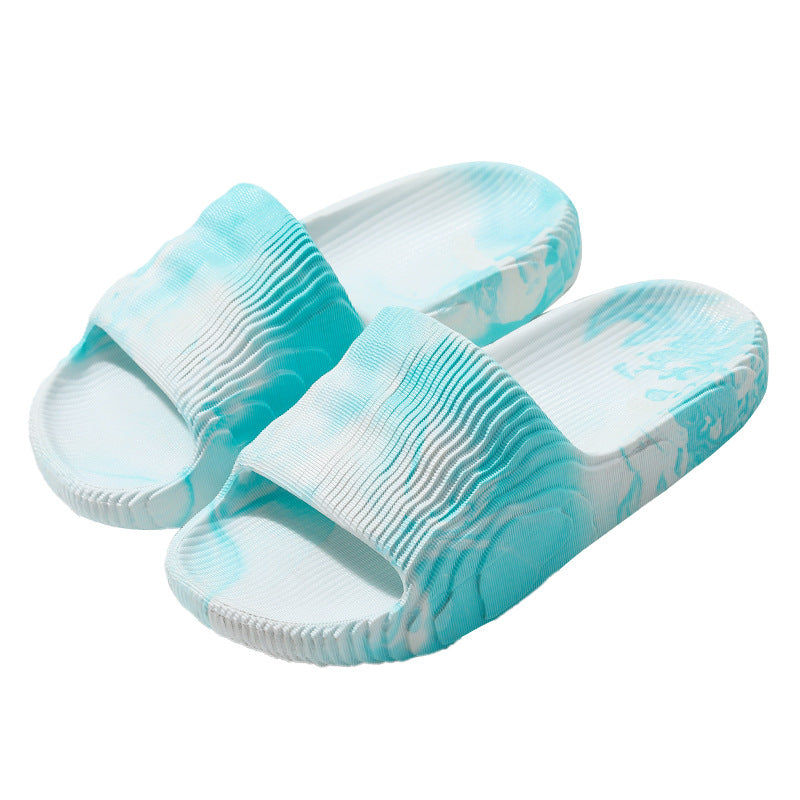 Slippers for men and women outwearsummerfashiontrendymenthick sole flip-flops home bathroom soft bottom couple sandals