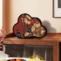 Happy eyebrow small screen red desktop ornaments new chinoiserie living room entrance high-end niche home decorations