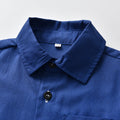 Boys' summer outfit set: new kids' short-sleeve shirt and overalls - stylish summer look for boys, includes tie (perfect for mid-sized children)