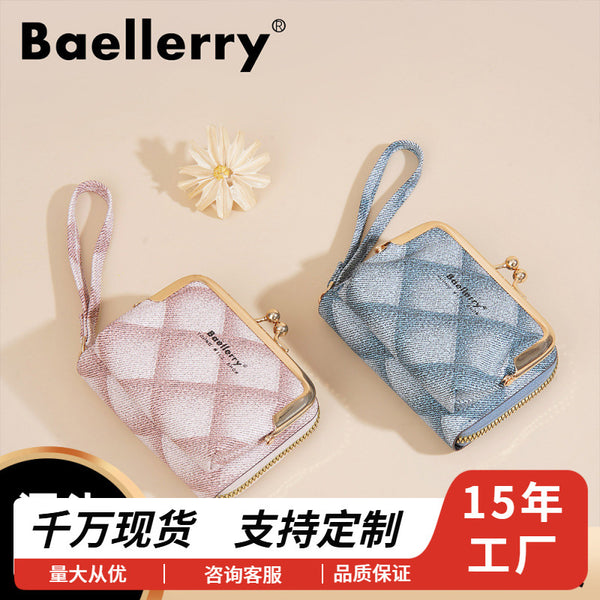 Cross-border mini versatile portable change bag cute ins women zipper organ card bag wallet