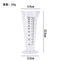 Graduated measuring cup, kitchen food-grade conical measuring cup, 100ml transparent plastic graduated small measuring cup wholesale