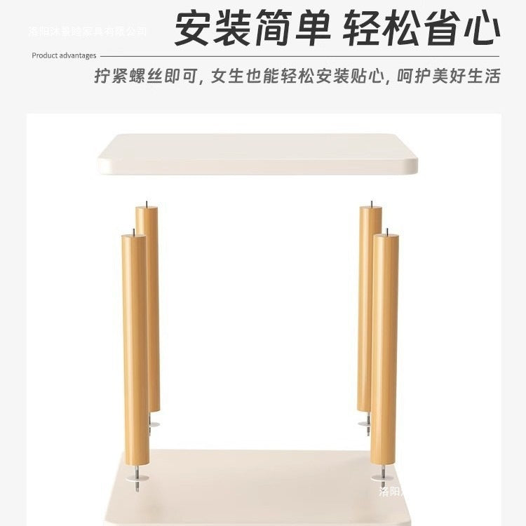 Sofa center small coffee table office side cabinet side table accessible luxury rectangular side table tea table square table table