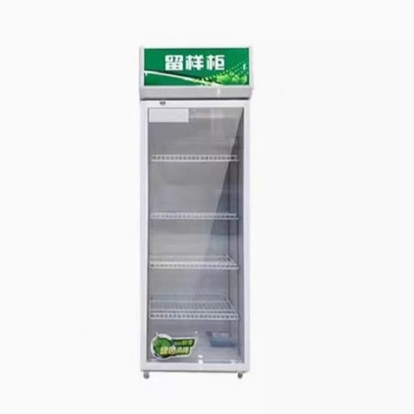 Food sample storage cabinet - refrigerated display case for school cafeterias, kindergartens, and restaurants - ideal for storing and displaying food samples, fruits, and vegetables