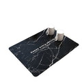 marble diatom mud kitchen countertop absorbent mat non-slip mat dish drying mat dining table insulation mat