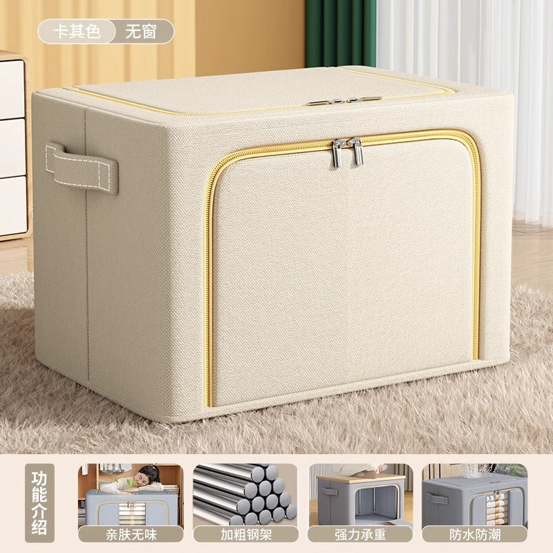 Customized storage box Household large-capacity bedroom clothes quilt organizing box Folding clothes storage cabinet Locker