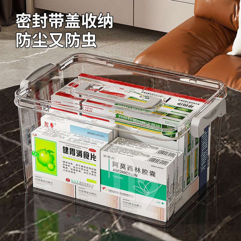 A code packet of the released version mail family small medicine box emergency medicine cold medicine storage medicine storage family storage medicine box