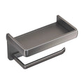 Gun gray bathroom tissue box punch-free wall-mounted toilet tissue box toilet paper storage rack bathroom roll paper rack