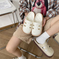 Baotou sandals for women, super popular beach half slippers, clogs for women, summer style, outwearplaid breathable style