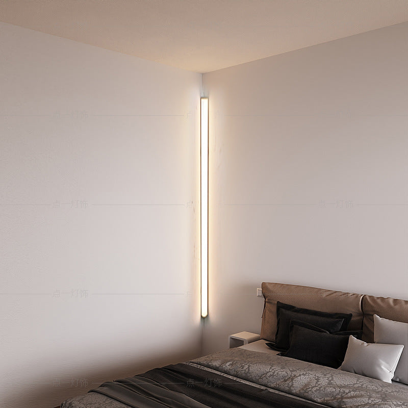 Minimalist corner wall lamp, Nordic living room bedroom store creative personalized atmosphere lamp strip LED lighting