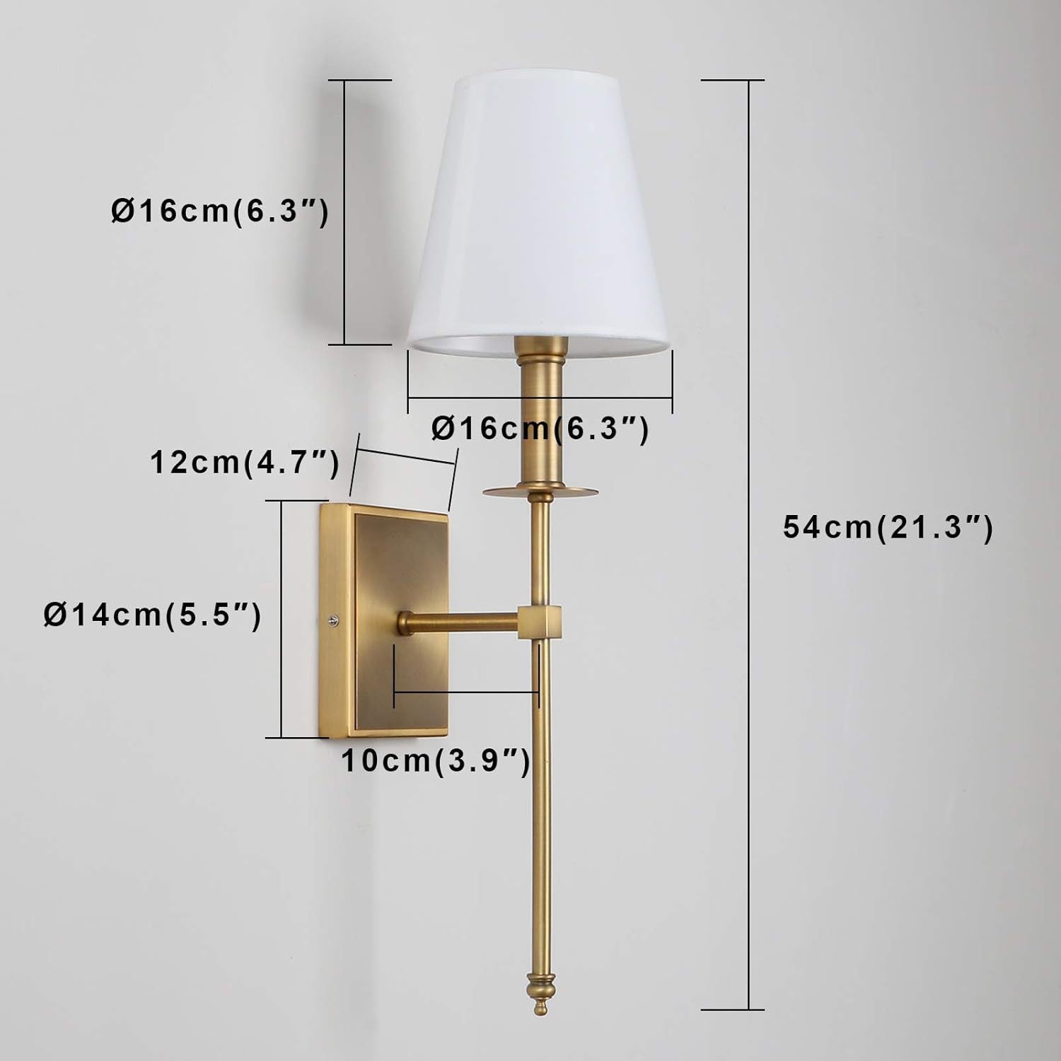 Cross-border special iron bedside wall lamp, living room background wall, American rural industrial simple staircase aisle lamp