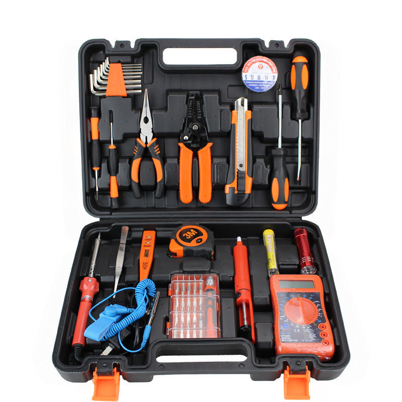 L size large comprehensive toolbox portable household hardware toolbox car tool set 40 series