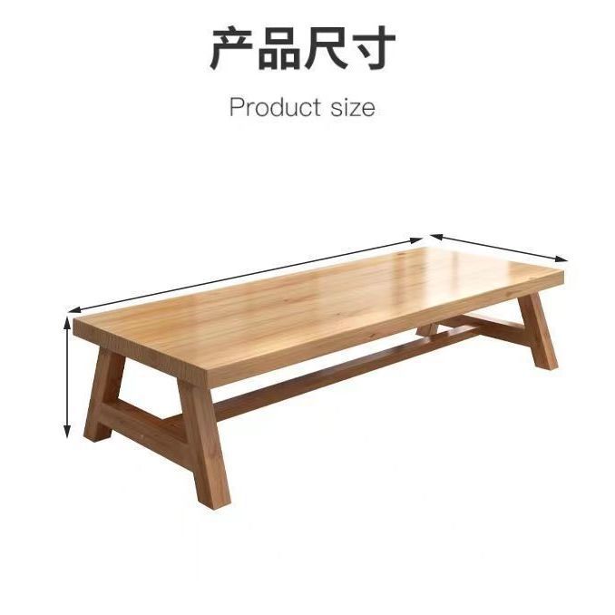 Office casual negotiation table living room table workbench solid wood large table rectangular bar table office table and chair combination
