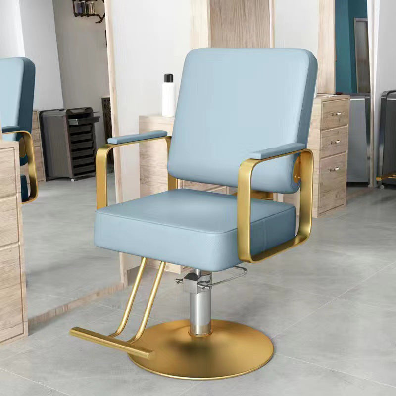 Hair cutting chair stainless steel chair hair salon hairdressing shop use wholesale adjustablerotatefashion seat adjustablerotate
