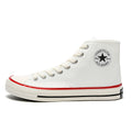 Dropshipping special: 1970s canvas high-top sneakers for men - glossy, retro korean style, versatile student shoes, trendy footwear for men