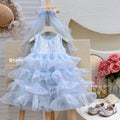 Girls' dress  summer new arrival: ultra-fairy princess dress with sequin lolita tutu skirt