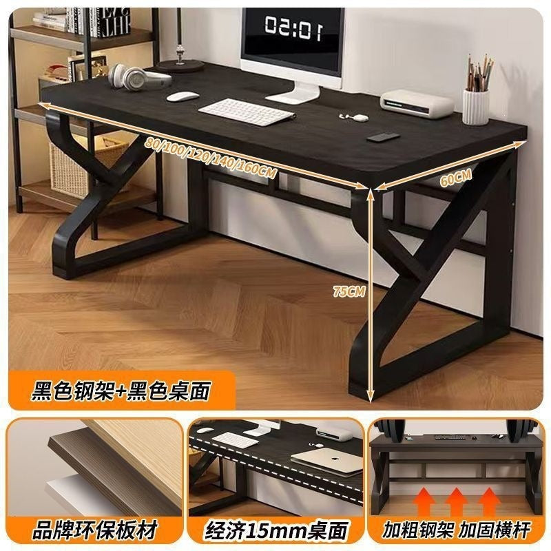 Desk, desktop, home table, gaming desk, bedroom study writing desk, office desk, simple rectangular computer desk