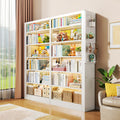 Household bookshelf perforated board storage rack library floor-standing multi-layer steel bookcase student kids storage picture book rack