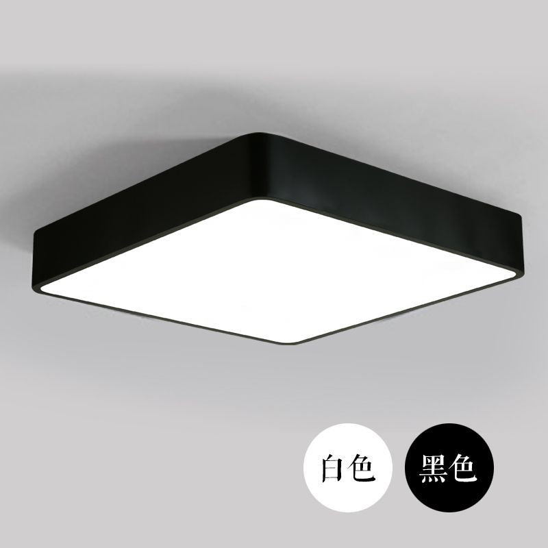 Modern minimalist led pendant light - square design for studio, office, shopping mall, supermarket, and retail store lighting