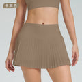 Fashion tennis skirt casual breathable pleated sports skirt for women fake two-piece quick-drying fashion tape high waist fitness skirt