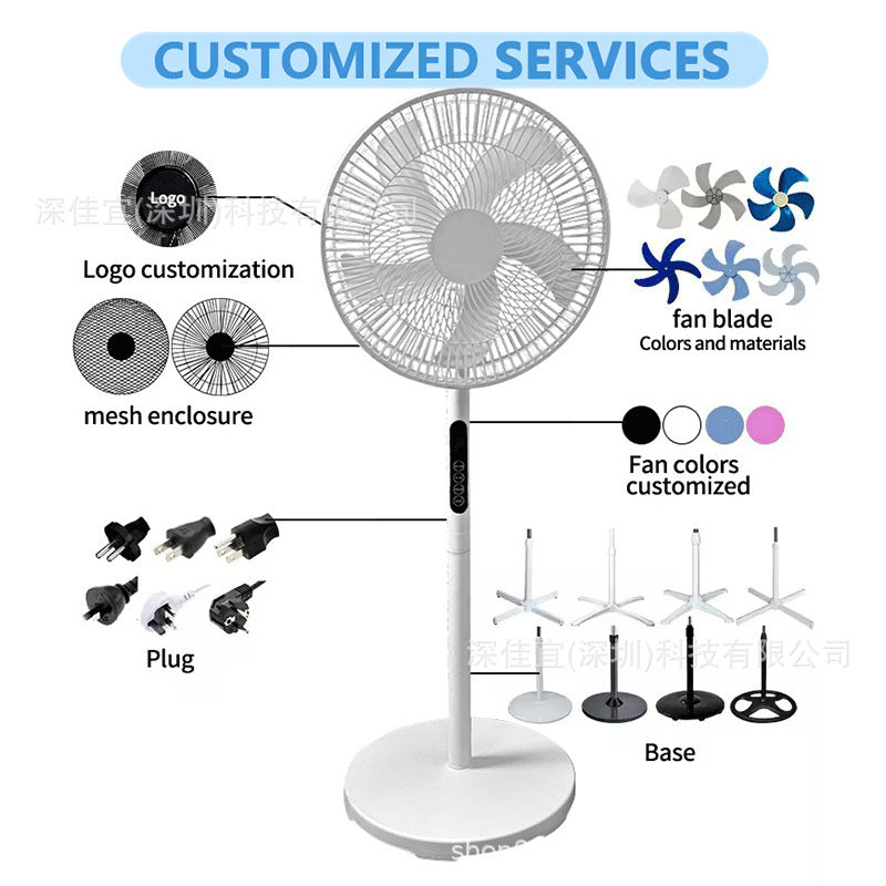 Fan for homethree-dimensional office high wind electric fan circulation floor table fan dormitory office cross-border foreign trade