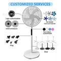 Fan for homethree-dimensional office high wind electric fan circulation floor table fan dormitory office cross-border foreign trade