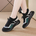 2026 spring new women's flyknit shoes - versatile mesh breathable lightweight shock-absorbing casual athletic running shoes (yeezy style)