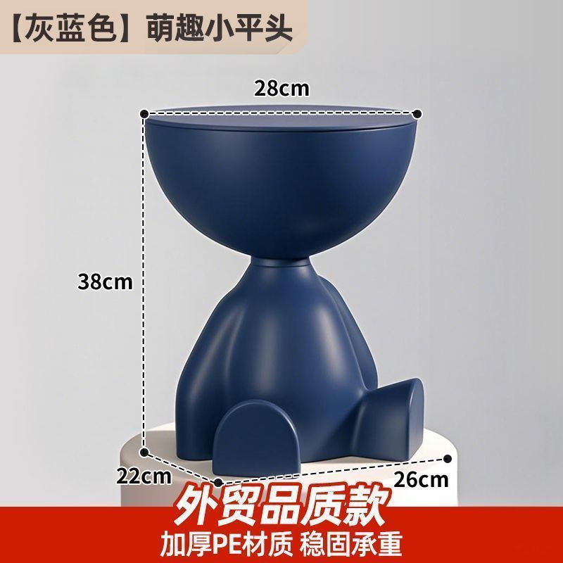 Bedside table casual modern bedroom small alternative creative plastic black side table small table coffee table storage rack