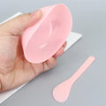 Zhiwei beauty salon beauty spa tools two-in-one mask bowl suit plastic bowl stirring and mixing stick two-piece set