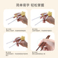 Children's training chopsticks - cartoon design, baby aid, boilable & detachable, mother & baby supplies, infant tableware for learning