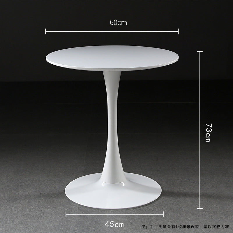 Nail salon waiting table balcony tulip side table small round table dining table coffee table small apartment round table for home
