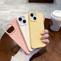 Wheat husk suitable for apple 16pro pure color mobile phone case iphone11/13 high-end ins anti-fall tpu protective cover