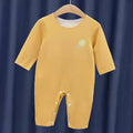 Infant and toddler german velvet romper - unisex, comfortable double-sided fleece, stylish onesie for home and crawling
